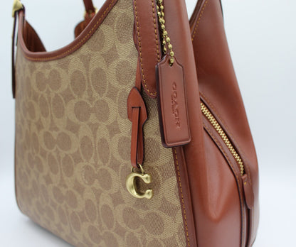 Coach Lori Shoulder Bag In Signature Canvas/Calf Leather