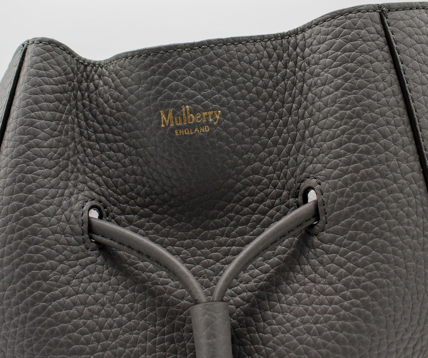 Mulberry Small Millie Tote in Charcoal Heavy Grain