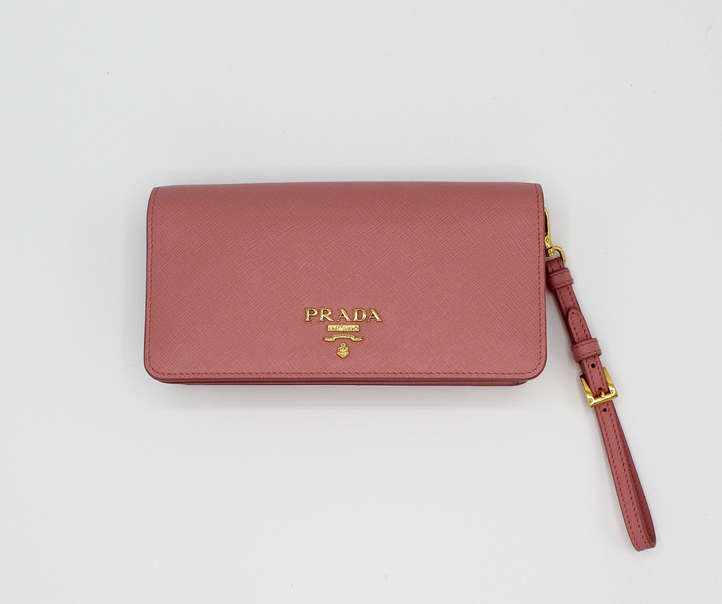 Prada Saffiano Leather Mini Bag - Petal Pink