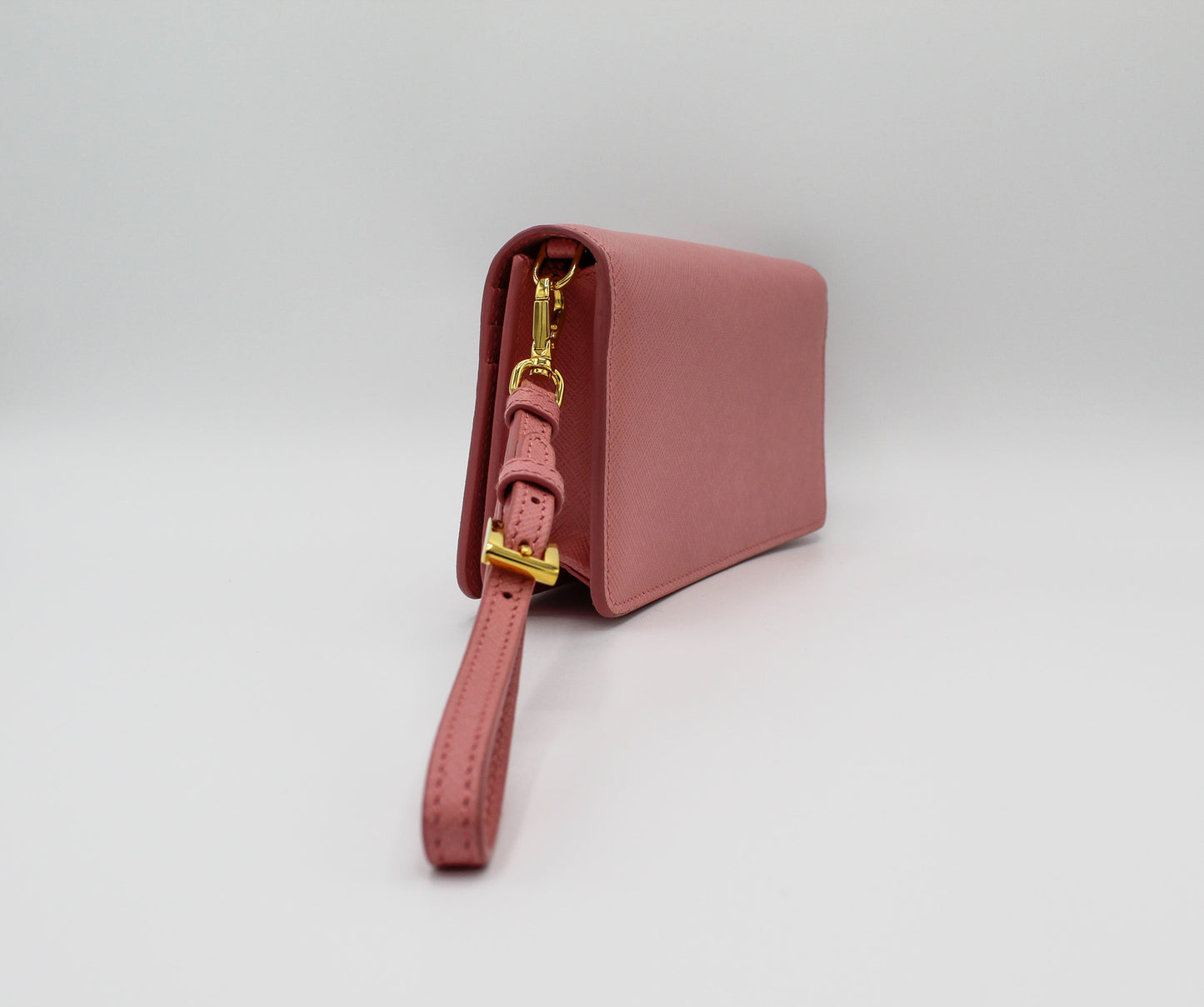 Prada Saffiano Leather Mini Bag - Petal Pink